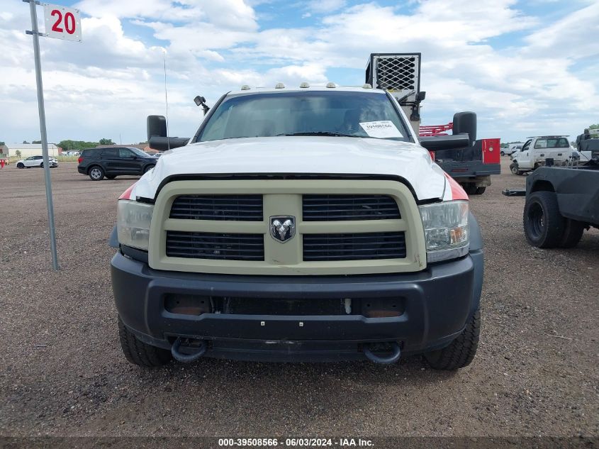 2012 Ram 5500 Chassis St/Slt VIN: 3C7WDNBLXCG211650 Lot: 39508566