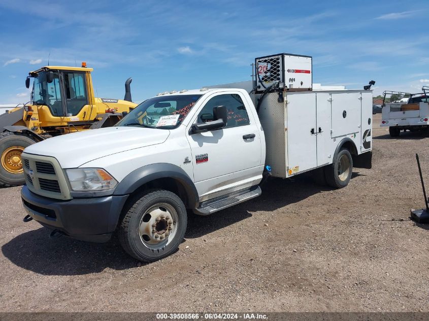 2012 Ram 5500 Chassis St/Slt VIN: 3C7WDNBLXCG211650 Lot: 39508566