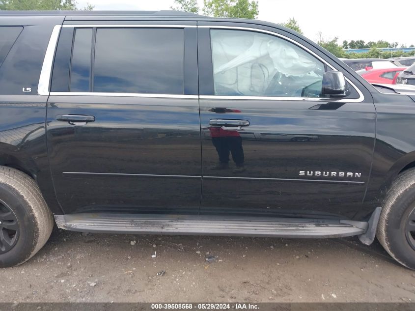 2015 Chevrolet Suburban K1500 Ls VIN: 1GNSKHKC1FR283609 Lot: 39508568