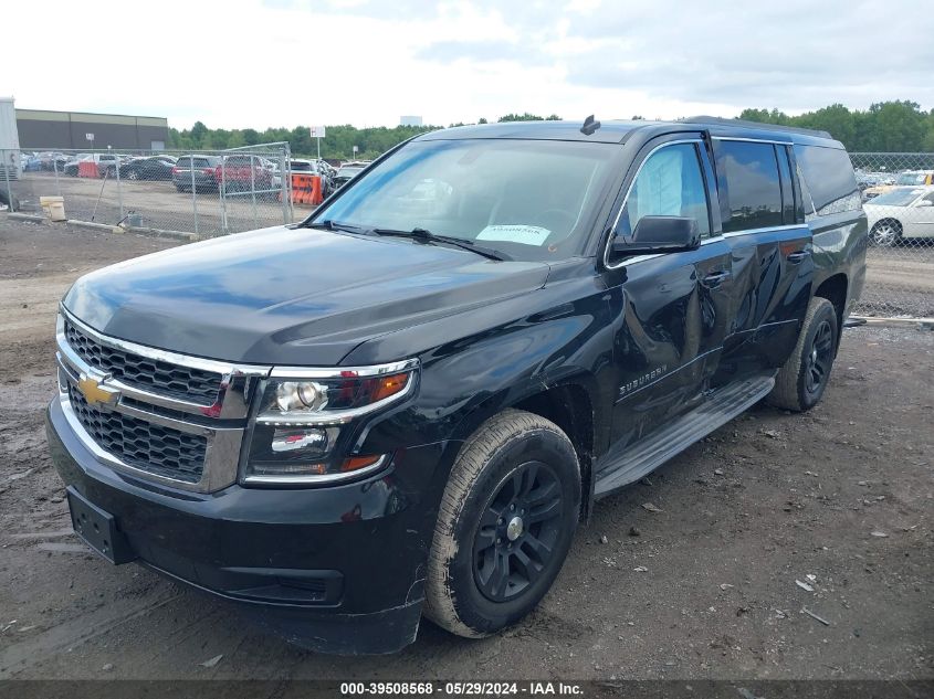 2015 Chevrolet Suburban K1500 Ls VIN: 1GNSKHKC1FR283609 Lot: 39508568