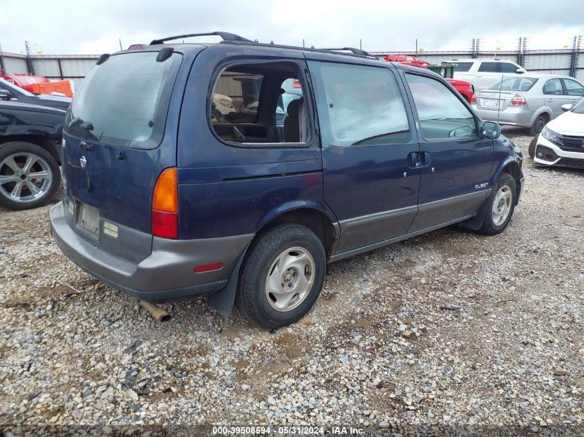 1995 Nissan Quest Xe/Gxe VIN: 4N2DN11W6SD828607 Lot: 39508594