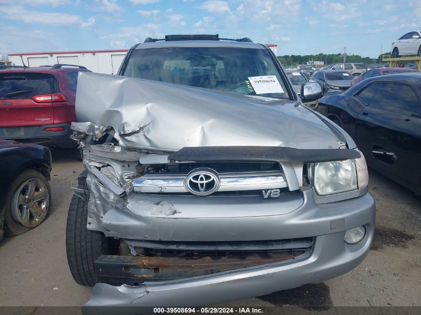 2007 Toyota Sequoia Limited V8 VIN: 5TDBT48A07S281826 Lot: 39508694