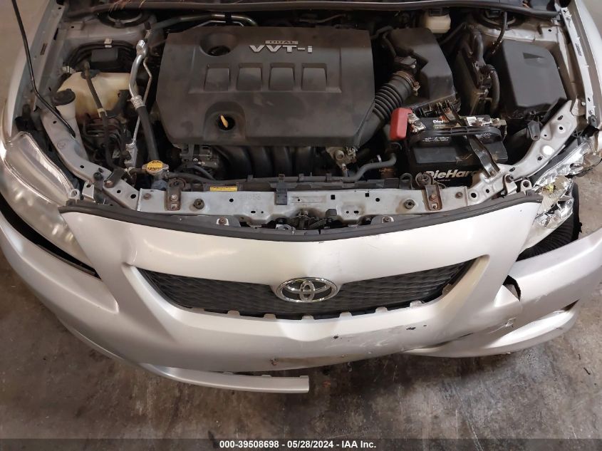 2010 Toyota Corolla Le VIN: 2T1BU4EE2AC382841 Lot: 39508698