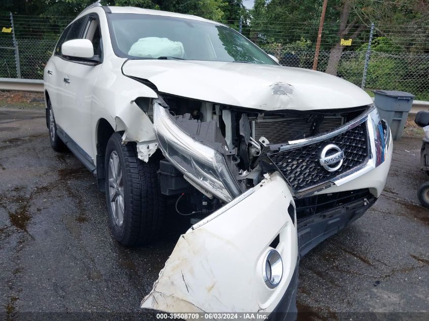 2016 Nissan Pathfinder Sl VIN: 5N1AR2MN0GC658255 Lot: 39508709