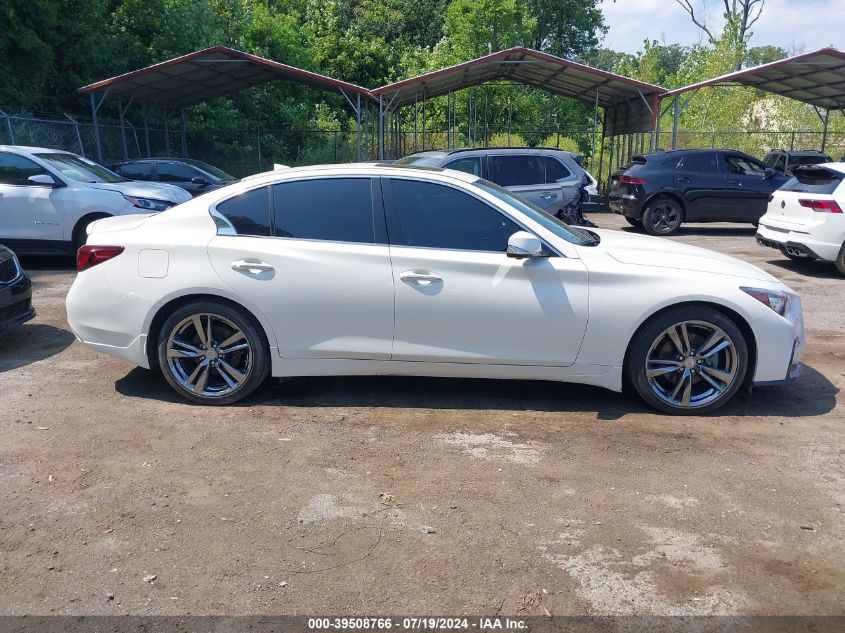 2021 Infiniti Q50 Signature Edition Awd VIN: JN1EV7CR3MM754988 Lot: 39508766