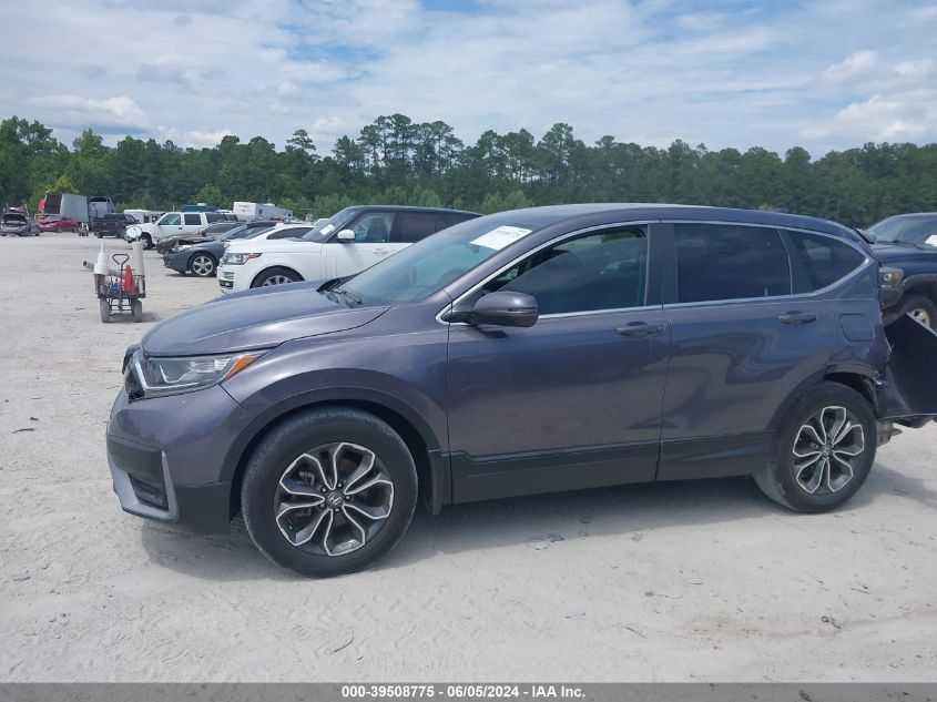 2022 Honda Cr-V 2Wd Ex-L VIN: 7FARW1H89NE018032 Lot: 39508775