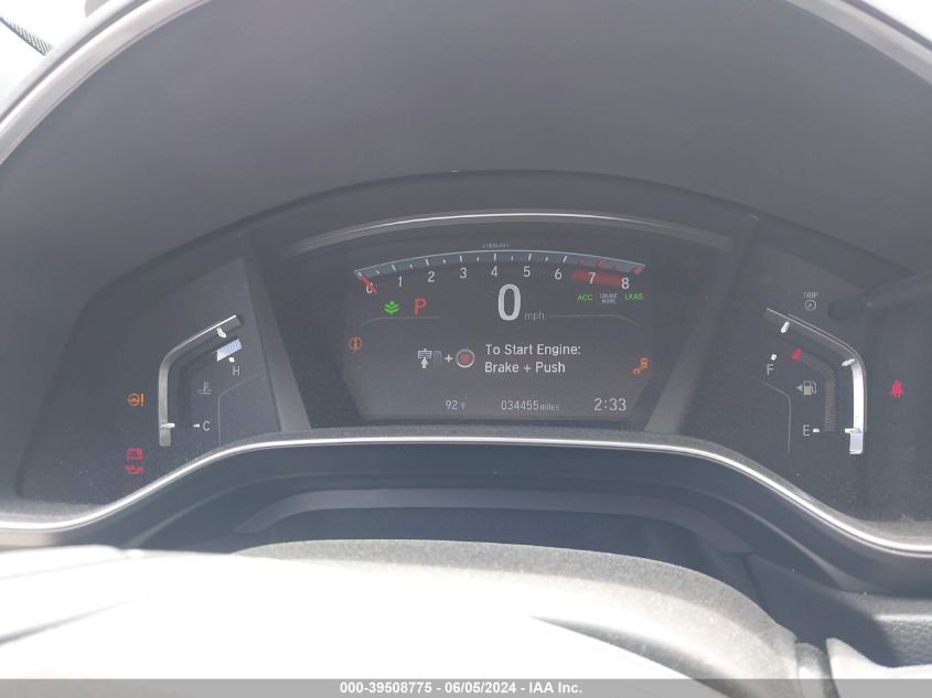 2022 Honda Cr-V 2Wd Ex-L VIN: 7FARW1H89NE018032 Lot: 39508775