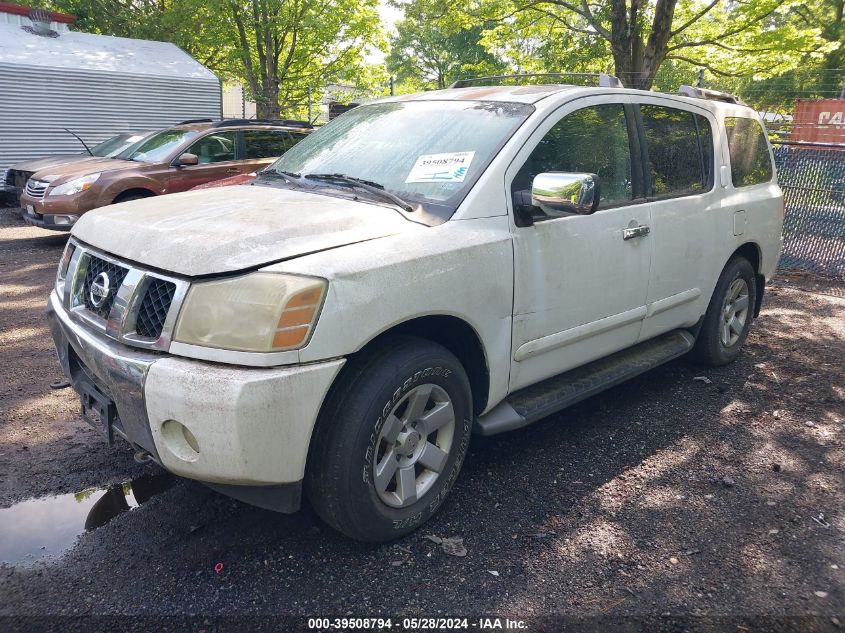 2004 Nissan Armada Se/Le VIN: 5N1AA08B44N718209 Lot: 39508794