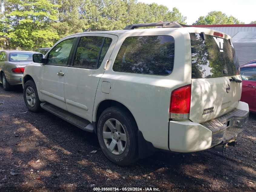 2004 Nissan Armada Se/Le VIN: 5N1AA08B44N718209 Lot: 39508794