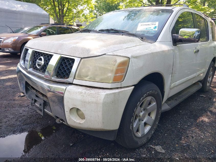 2004 Nissan Armada Se/Le VIN: 5N1AA08B44N718209 Lot: 39508794