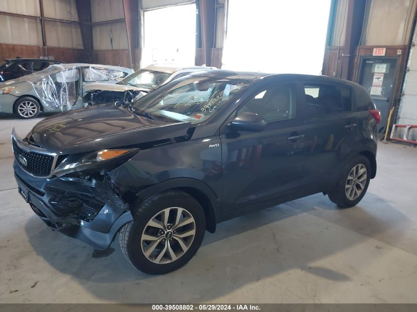 2014 Kia Sportage Lx VIN: KNDPBCACXE7564594 Lot: 39508802