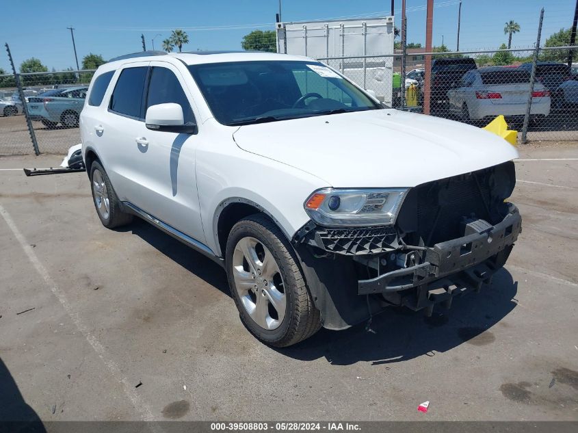 2014 Dodge Durango Limited VIN: 1C4RDHDGXEC445854 Lot: 39508803