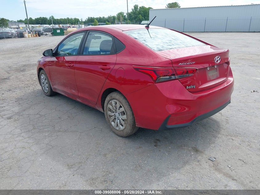 2019 Hyundai Accent Se VIN: 3KPC24A36KE077506 Lot: 39508806