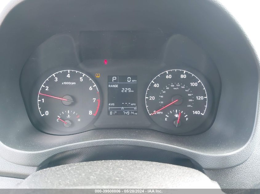 2019 Hyundai Accent Se VIN: 3KPC24A36KE077506 Lot: 39508806