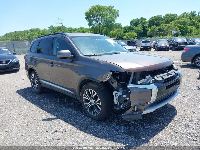 2016 Mitsubishi Outlander Sel VIN: JA4AD3A31GZ020695 Lot: 39508808