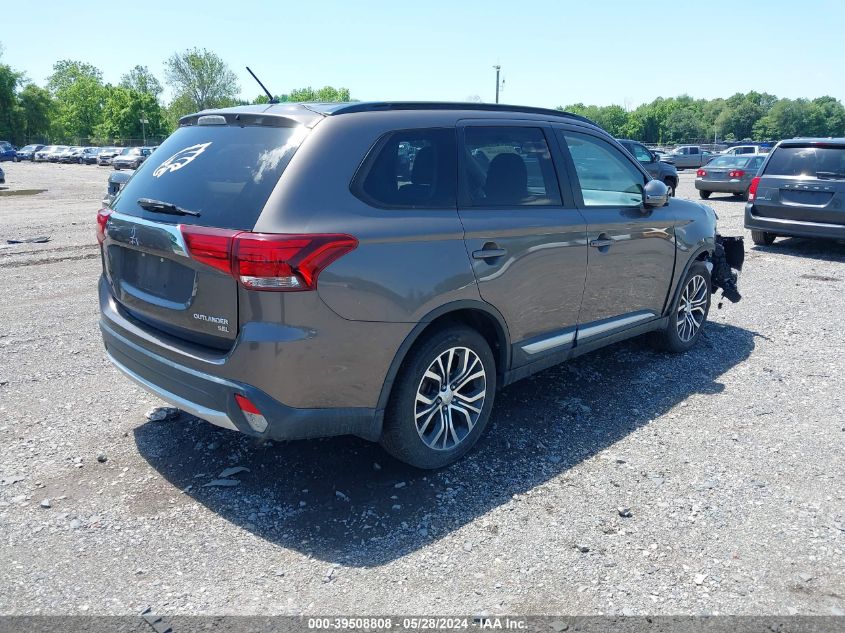 2016 Mitsubishi Outlander Sel VIN: JA4AD3A31GZ020695 Lot: 39508808