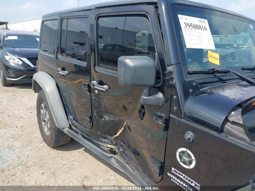 2011 Jeep Wrangler Unlimited Sport VIN: 1J4HA3H19BL510244 Lot: 39508816