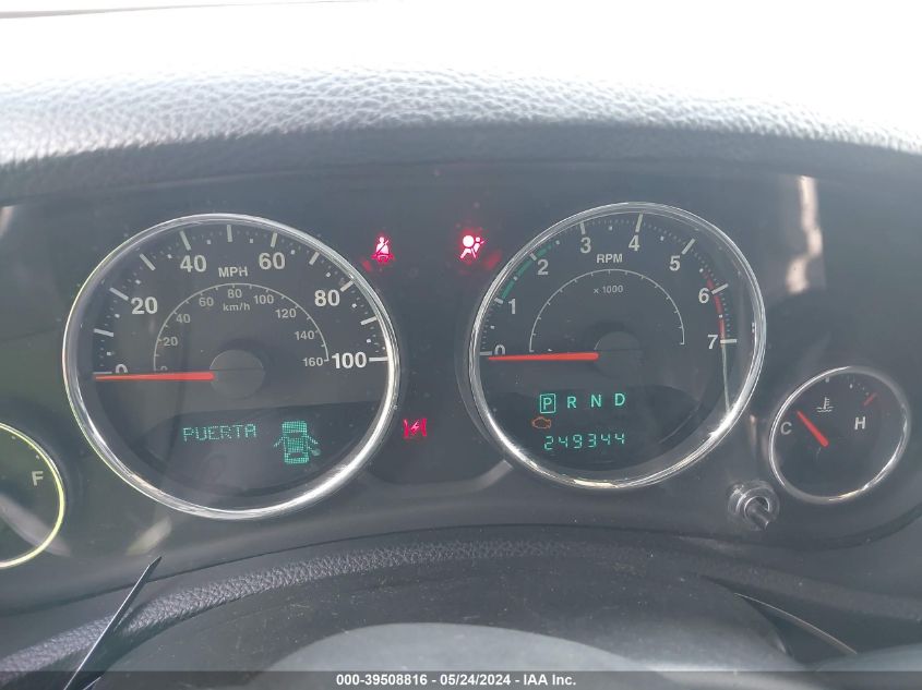 2011 Jeep Wrangler Unlimited Sport VIN: 1J4HA3H19BL510244 Lot: 39508816