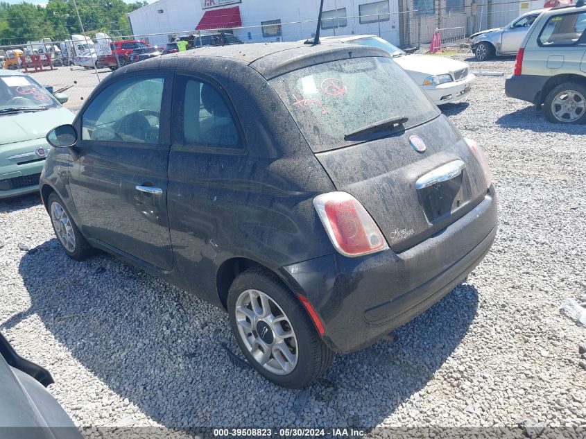 2012 Fiat 500 Pop VIN: 3C3CFFAR4CT103042 Lot: 39508823