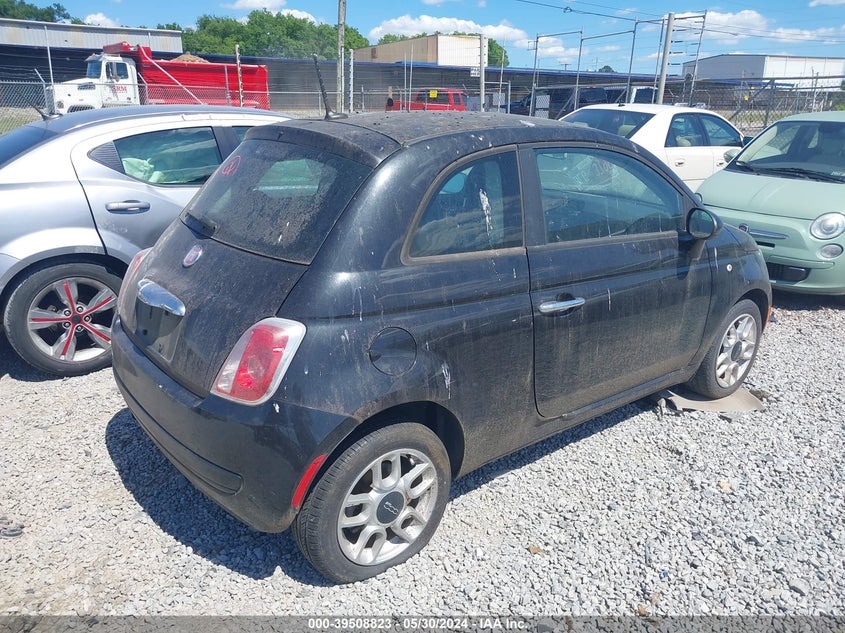 2012 Fiat 500 Pop VIN: 3C3CFFAR4CT103042 Lot: 39508823