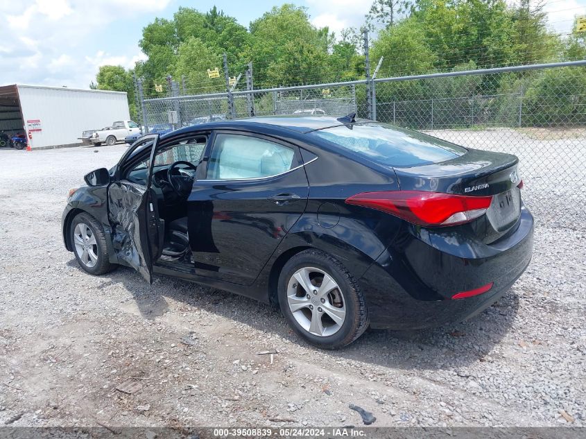 2016 Hyundai Elantra Value Edition VIN: KMHDH4AE1GU479409 Lot: 39508839