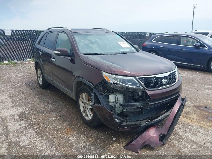 2015 Kia Sorento Lx VIN: 5XYKT4A62FG601827 Lot: 39508862