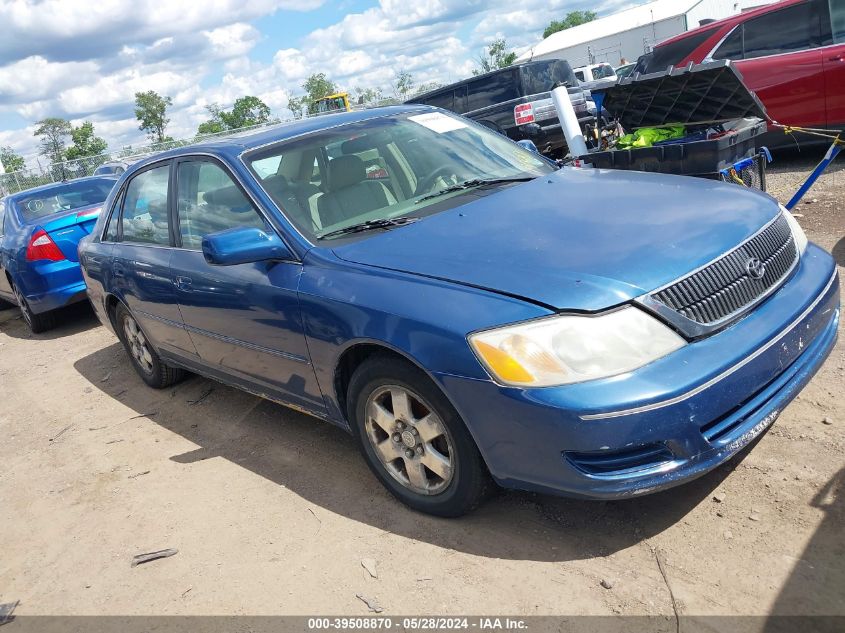 2000 Toyota Avalon Xl VIN: 4T1BF28B6YU106333 Lot: 39508870