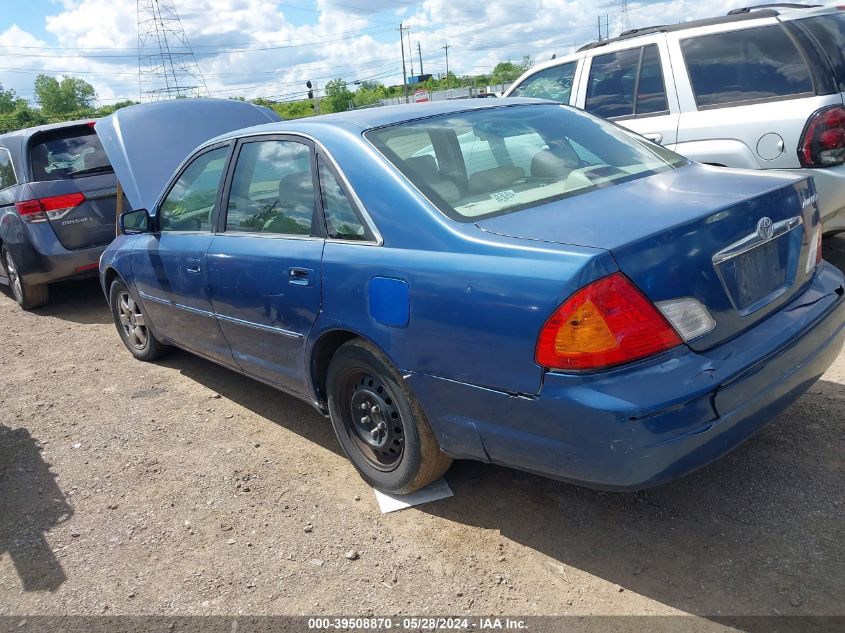 2000 Toyota Avalon Xl VIN: 4T1BF28B6YU106333 Lot: 39508870