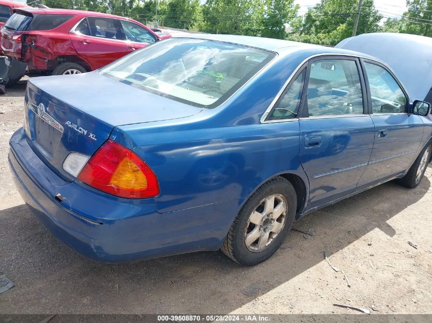 2000 Toyota Avalon Xl VIN: 4T1BF28B6YU106333 Lot: 39508870