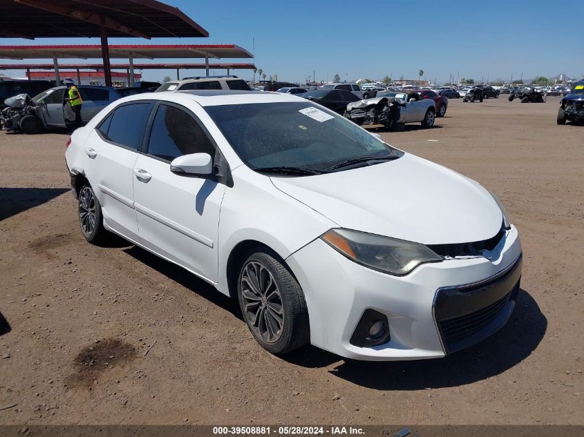 2015 Toyota Corolla L/Le/Le Pls/Prm/S/S Pls VIN: 5YFBURHE2FP358524 Lot: 39508881