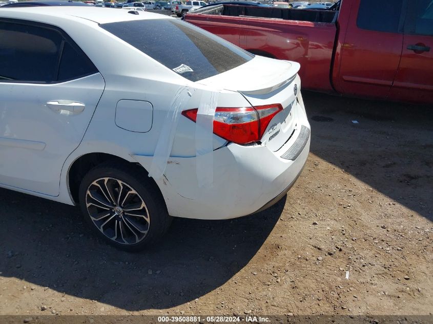 2015 Toyota Corolla L/Le/Le Pls/Prm/S/S Pls VIN: 5YFBURHE2FP358524 Lot: 39508881