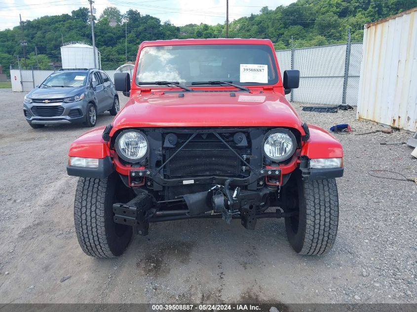 2021 Jeep Wrangler Unlimited Sahara VIN: 1C4HJXEG7MW833926 Lot: 39508887