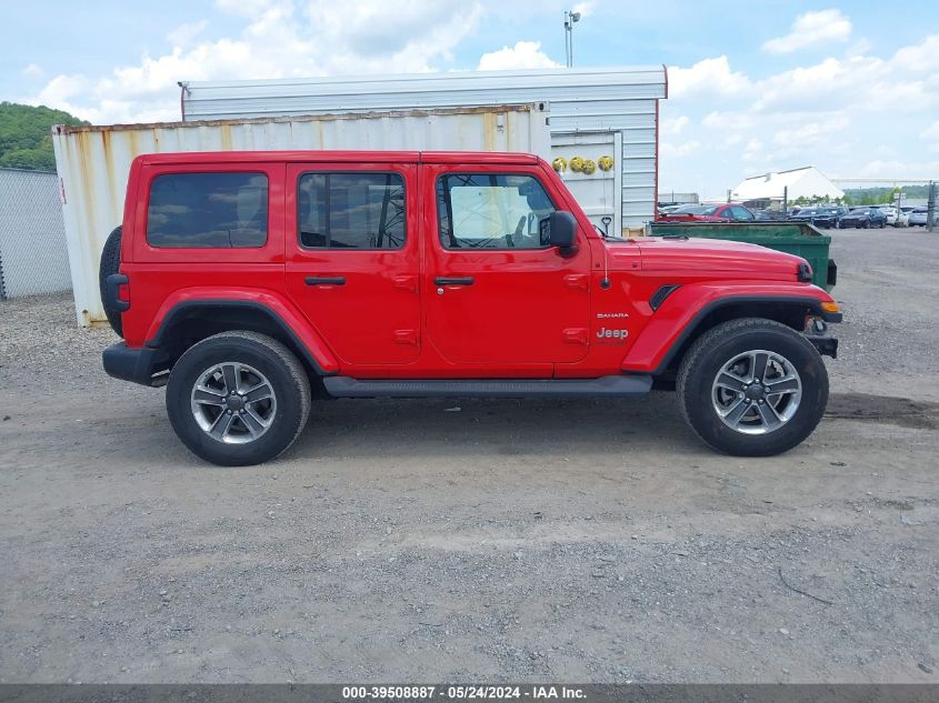 2021 Jeep Wrangler Unlimited Sahara VIN: 1C4HJXEG7MW833926 Lot: 39508887