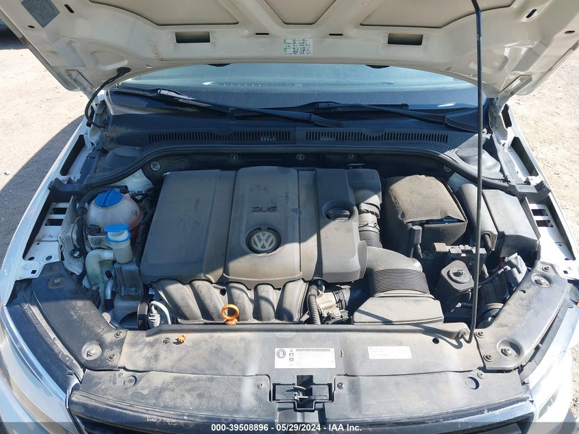 2012 Volkswagen Jetta 2.5L Se VIN: 3VWDX7AJ2CM450468 Lot: 39508896