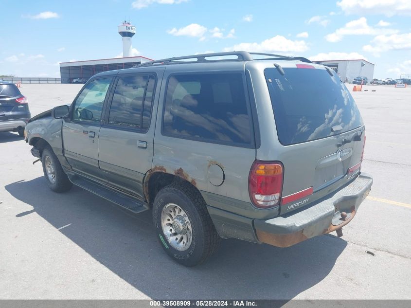 2000 Mercury Mountaineer VIN: 4M2ZU86P4YUJ04696 Lot: 39508909