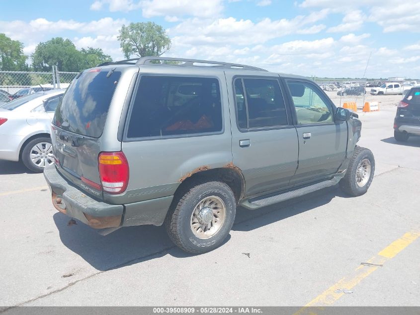 2000 Mercury Mountaineer VIN: 4M2ZU86P4YUJ04696 Lot: 39508909