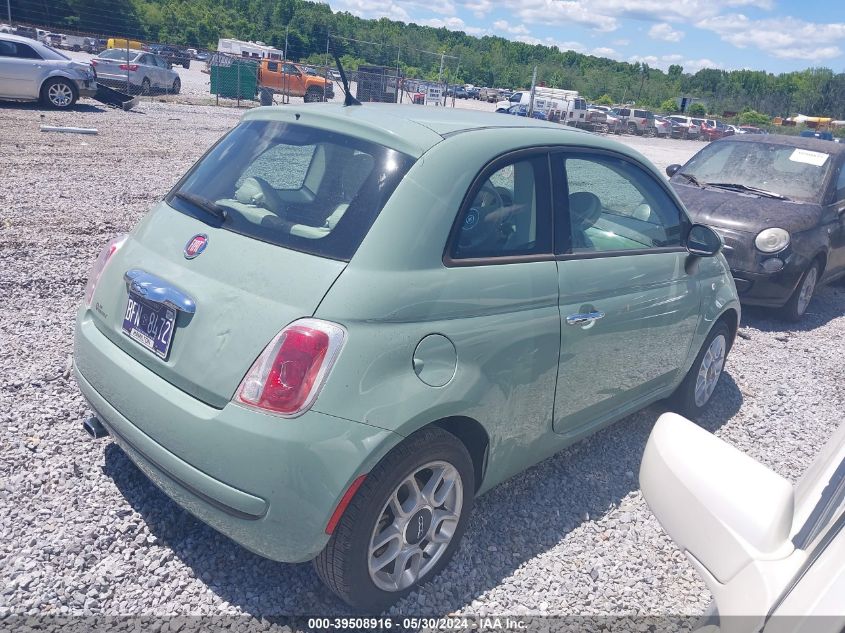 2015 Fiat 500 Pop VIN: 3C3CFFAR5FT504393 Lot: 39508916