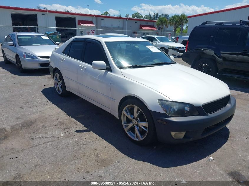 2004 Lexus Is 300 VIN: JTHBD192740086029 Lot: 39508927