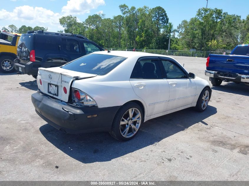 2004 Lexus Is 300 VIN: JTHBD192740086029 Lot: 39508927