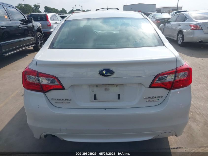 2017 Subaru Legacy 2.5I VIN: 4S3BNAB66H3027828 Lot: 39508929