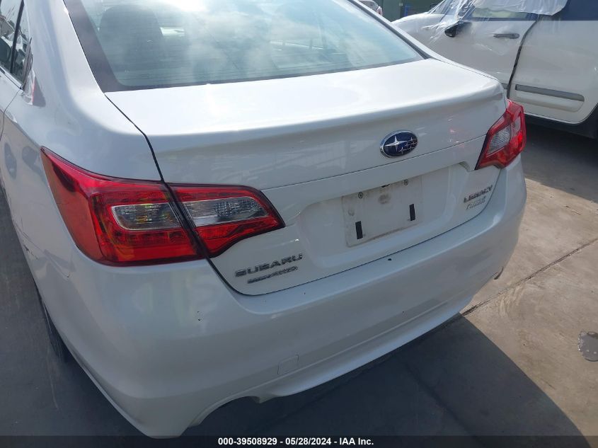 2017 Subaru Legacy 2.5I VIN: 4S3BNAB66H3027828 Lot: 39508929