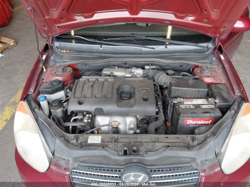 2009 Hyundai Accent Gls VIN: KMHCN46C19U282853 Lot: 39508933