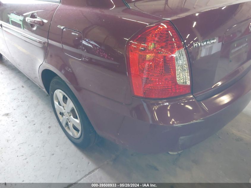 2009 Hyundai Accent Gls VIN: KMHCN46C19U282853 Lot: 39508933