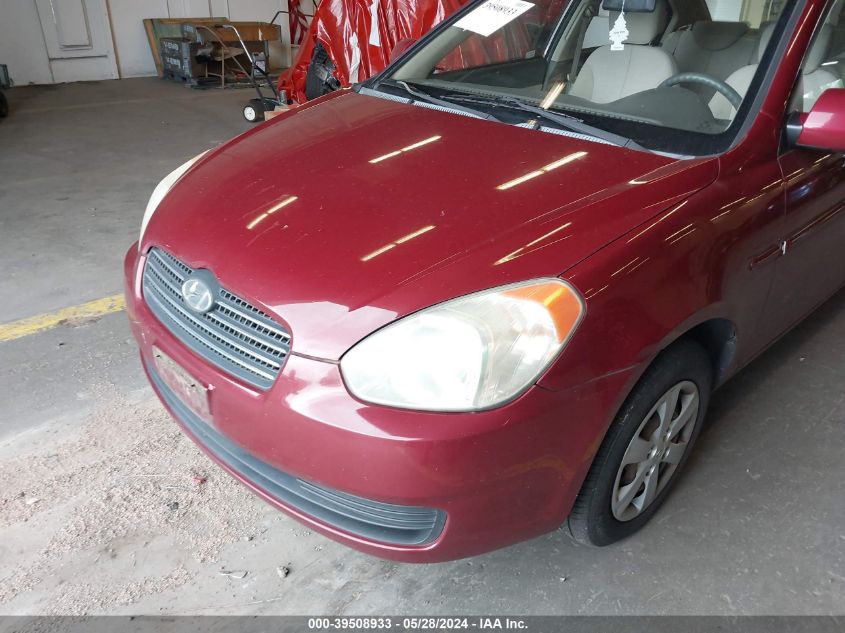 2009 Hyundai Accent Gls VIN: KMHCN46C19U282853 Lot: 39508933