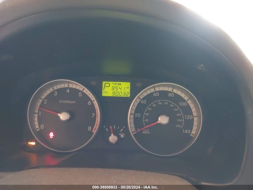 2009 Hyundai Accent Gls VIN: KMHCN46C19U282853 Lot: 39508933