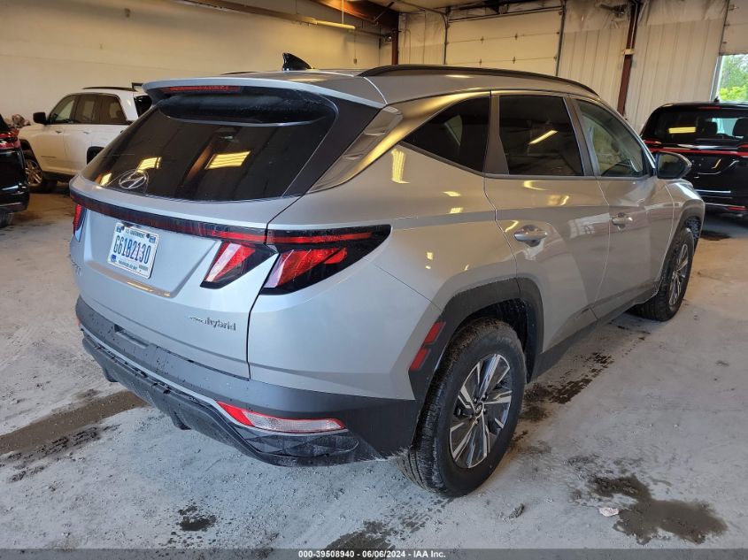 2024 Hyundai Tucson Hybrid Blue VIN: KM8JBCD10RU195733 Lot: 39508940