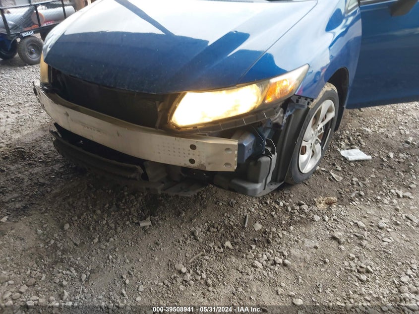 2013 Honda Civic Lx VIN: 2HGFB2F56DH587231 Lot: 39508941