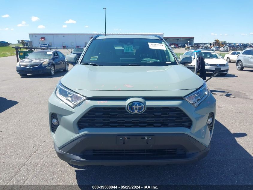 2020 Toyota Rav4 Xle Hybrid VIN: JTMRWRFV7LD067222 Lot: 39508944