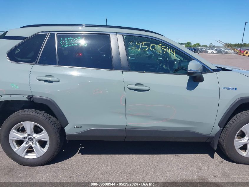 2020 Toyota Rav4 Xle Hybrid VIN: JTMRWRFV7LD067222 Lot: 39508944