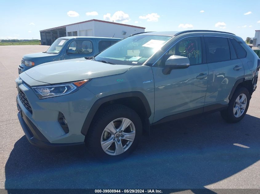 2020 Toyota Rav4 Xle Hybrid VIN: JTMRWRFV7LD067222 Lot: 39508944